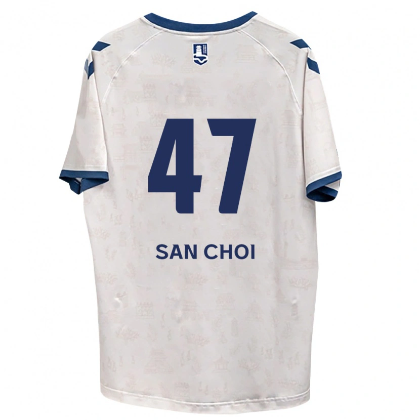 Danxen Criança Camisola San Choi #47 Azul Real Branco Alternativa 2026/27 Camisa Brasil