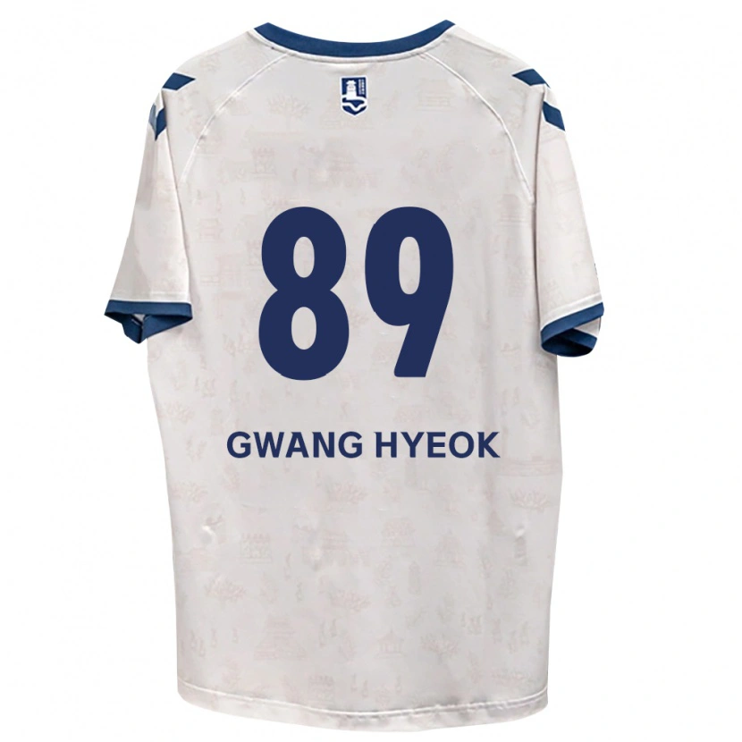 Danxen Criança Camisola Gwang-Hyeok Lee #89 Azul Real Branco Alternativa 2026/27 Camisa Brasil