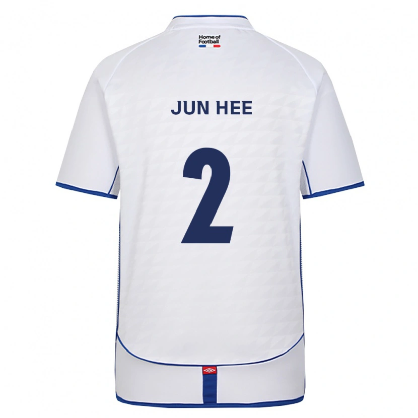 Danxen Criança Camisola Jun-Hee Park #2 Preto Branco Vermelho Alternativa 2026/27 Camisa Brasil