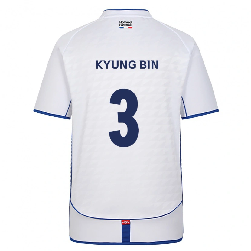 Danxen Criança Camisola Kyung-Bin Mo #3 Preto Branco Vermelho Alternativa 2026/27 Camisa Brasil
