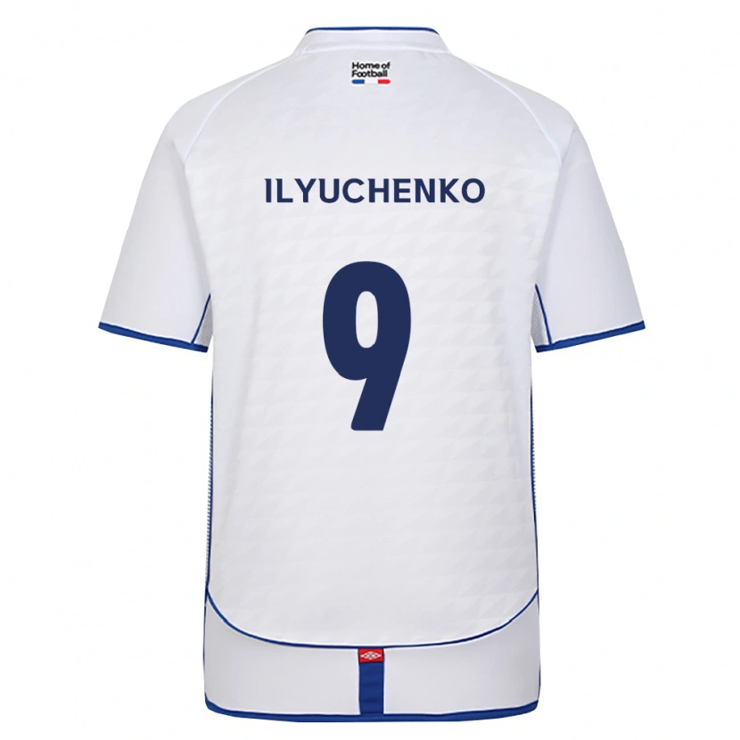 Danxen Criança Camisola Stanislav Ilyuchenko #9 Preto Branco Vermelho Alternativa 2026/27 Camisa Brasil