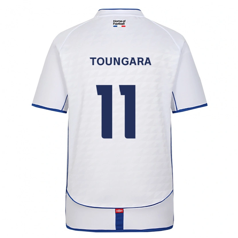 Danxen Criança Camisola Aboubacar Toungara #11 Preto Branco Vermelho Alternativa 2026/27 Camisa Brasil