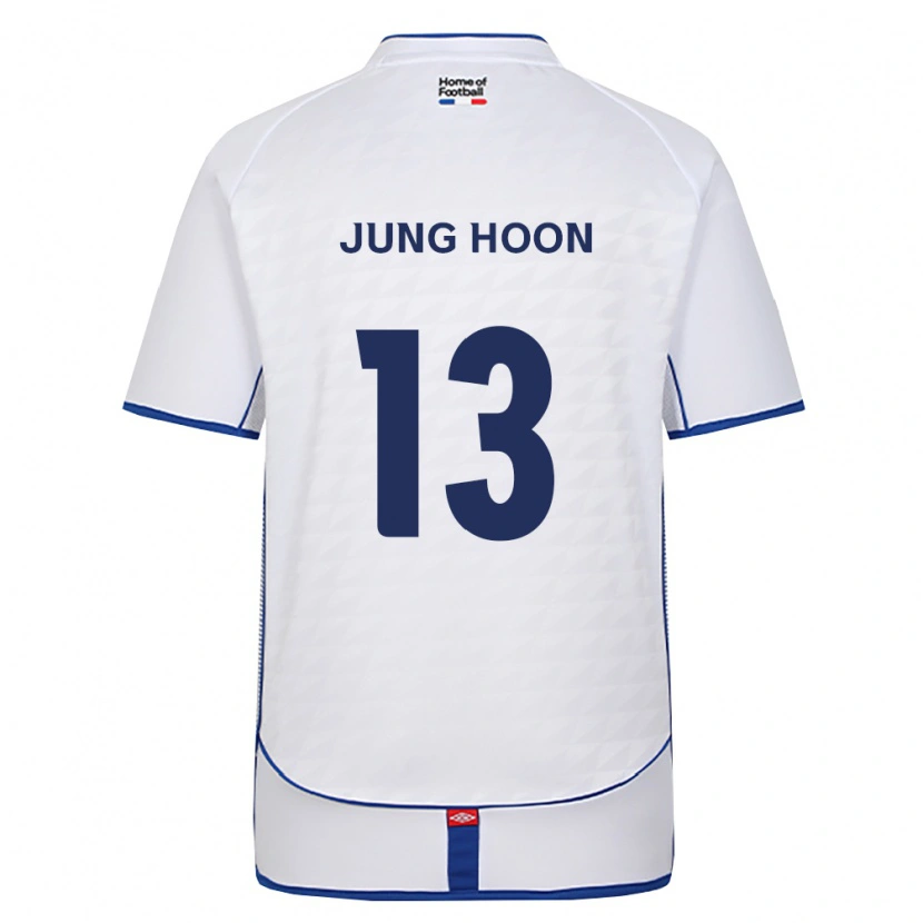 Danxen Criança Camisola Jung-Hoon Kim #13 Preto Branco Vermelho Alternativa 2026/27 Camisa Brasil