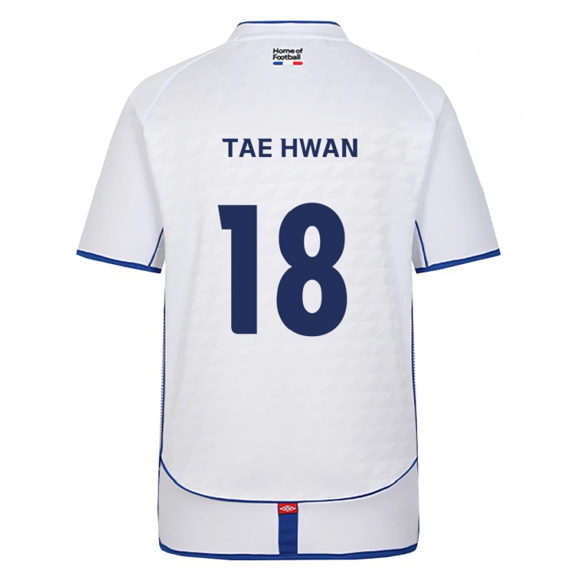 Danxen Criança Camisola Tae-Hwan Jeong #18 Preto Branco Vermelho Alternativa 2026/27 Camisa Brasil