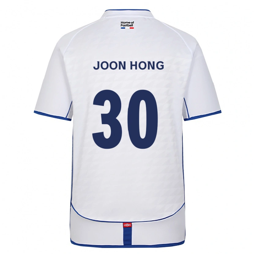 Danxen Criança Camisola Joon-Hong Kim #30 Preto Branco Vermelho Alternativa 2026/27 Camisa Brasil
