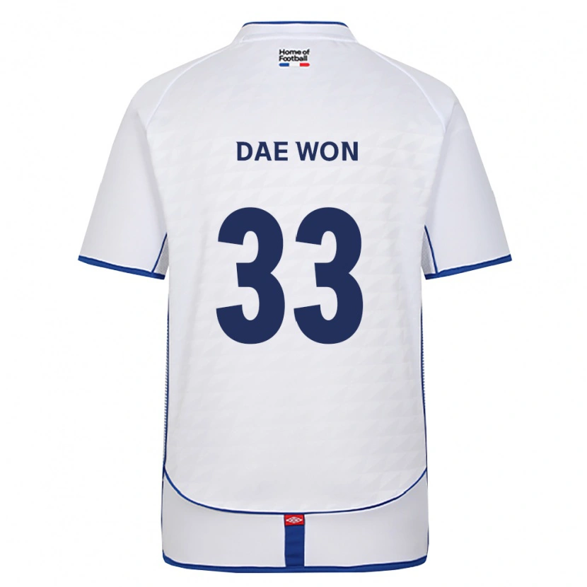 Danxen Criança Camisola Dae-Won Park #33 Preto Branco Vermelho Alternativa 2026/27 Camisa Brasil