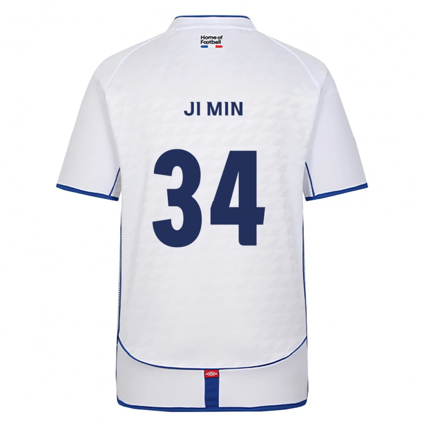 Danxen Criança Camisola Ji-Min Park #34 Preto Branco Vermelho Alternativa 2026/27 Camisa Brasil