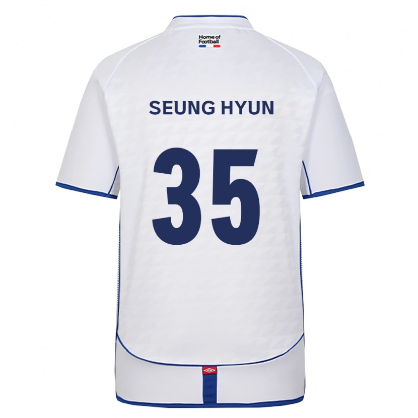 Danxen Criança Camisola Seung-Hyun Kim #35 Preto Branco Vermelho Alternativa 2026/27 Camisa Brasil