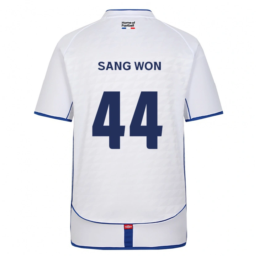 Danxen Criança Camisola Sang-Won Hong #44 Preto Branco Vermelho Alternativa 2026/27 Camisa Brasil