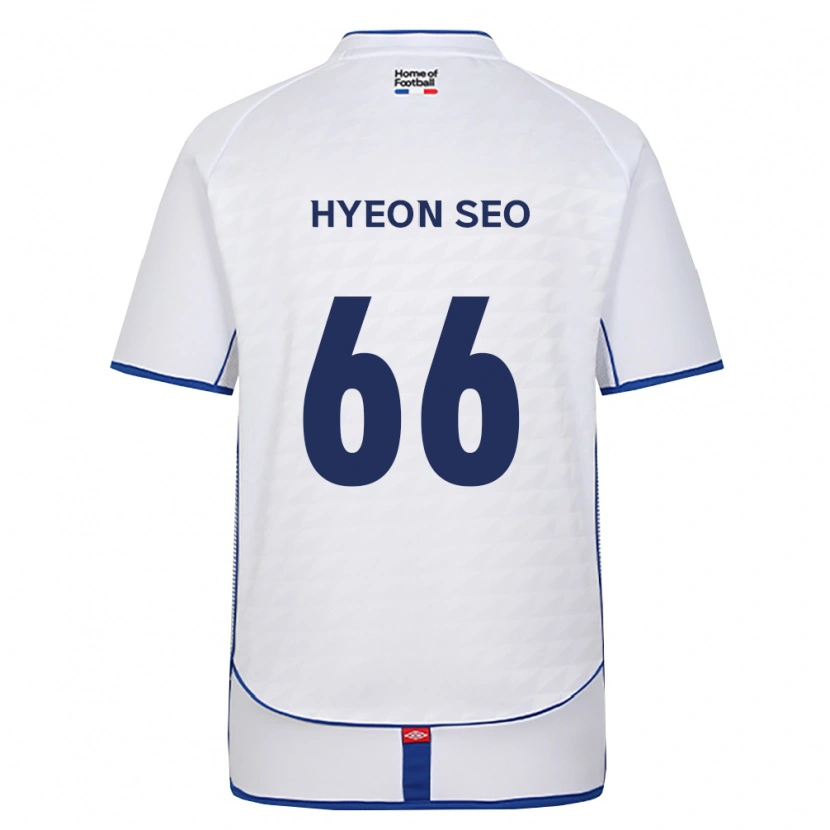 Danxen Criança Camisola Hyeon-Seo Han #66 Preto Branco Vermelho Alternativa 2026/27 Camisa Brasil