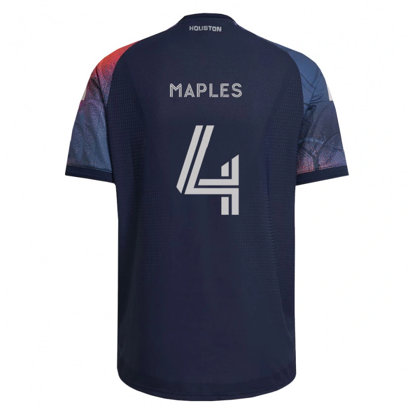Danxen Criança Camisola Talen Maples #4 Azul Profundo Branco Laranja Alternativa 2026/27 Camisa Brasil