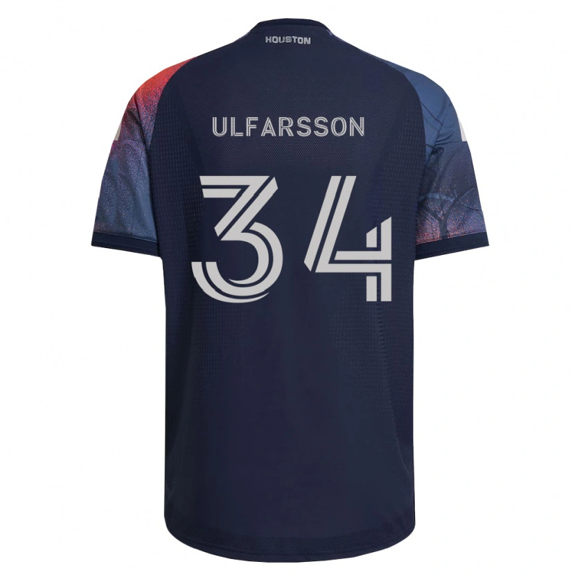 Danxen Criança Camisola Thor Úlfarsson #34 Azul Profundo Branco Laranja Alternativa 2026/27 Camisa Brasil