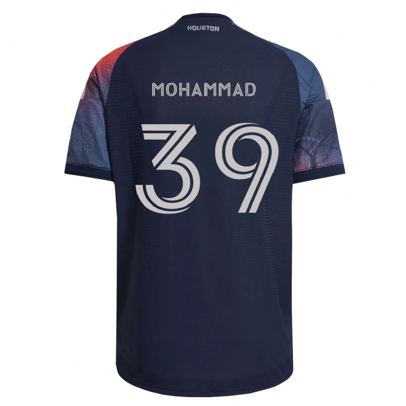 Danxen Criança Camisola Samir Mohammad #39 Azul Profundo Branco Laranja Alternativa 2026/27 Camisa Brasil