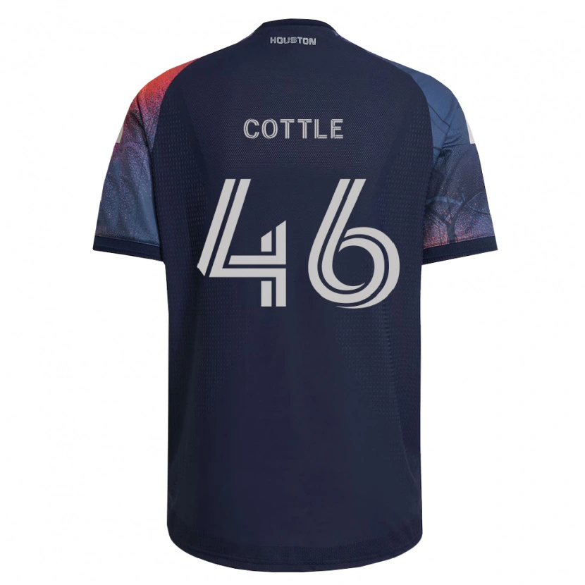 Danxen Criança Camisola Tristan Cottle #46 Azul Profundo Branco Laranja Alternativa 2026/27 Camisa Brasil