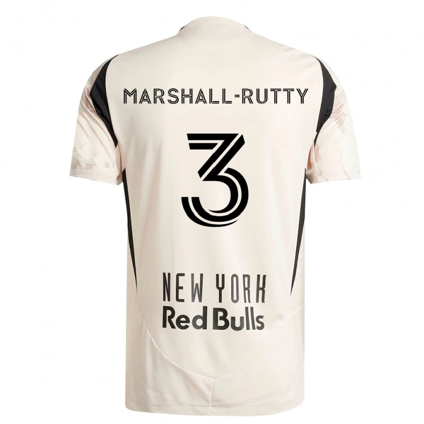 Danxen Criança Camisola Jahkeele Marshall-Rutty #3 Branco Off-Red Preto Alternativa 2026/27 Camisa Brasil