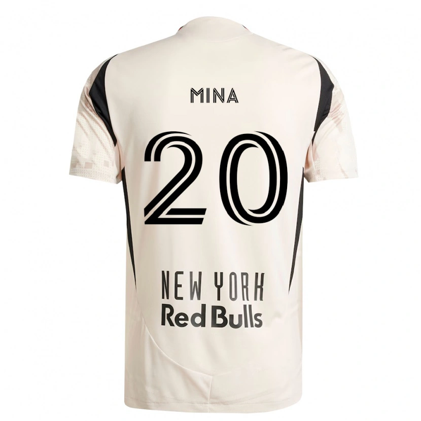 Danxen Criança Camisola Juan Mina #20 Branco Off-Red Preto Alternativa 2026/27 Camisa Brasil