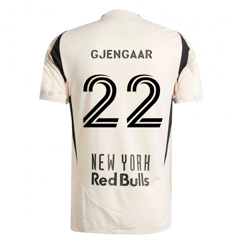 Danxen Criança Camisola Dennis Gjengaar #22 Branco Off-Red Preto Alternativa 2026/27 Camisa Brasil