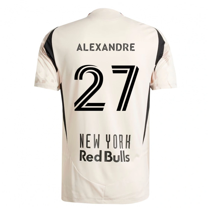 Danxen Criança Camisola Davi Alexandre #27 Branco Off-Red Preto Alternativa 2026/27 Camisa Brasil