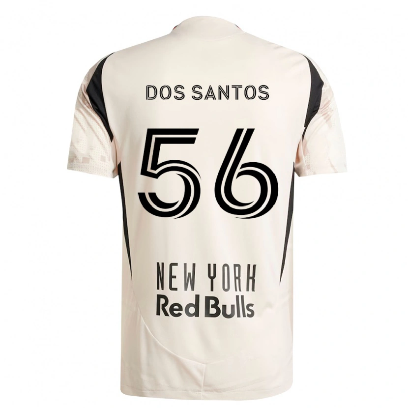 Danxen Criança Camisola Matthew Dos Santos #56 Branco Off-Red Preto Alternativa 2026/27 Camisa Brasil