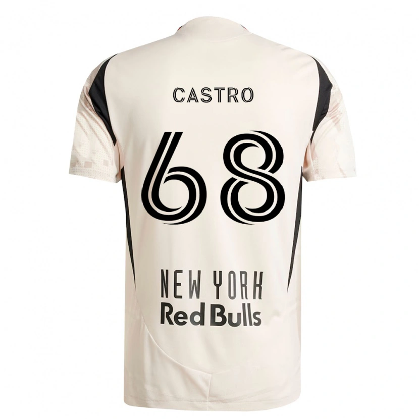 Danxen Criança Camisola Bradley Castro #68 Branco Off-Red Preto Alternativa 2026/27 Camisa Brasil