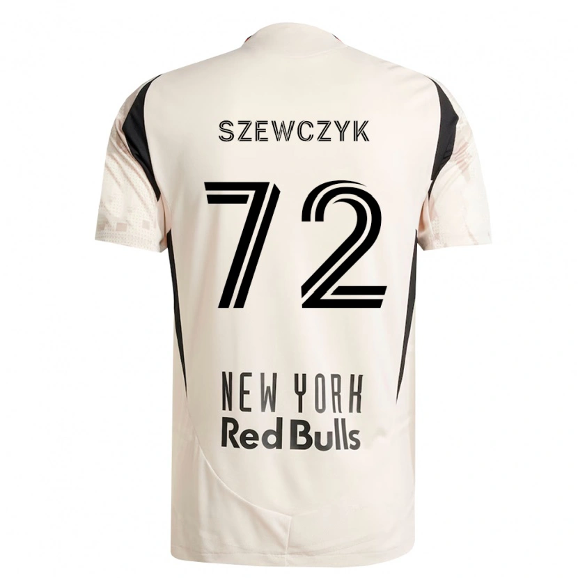 Danxen Criança Camisola Tobias Szewczyk #72 Branco Off-Red Preto Alternativa 2026/27 Camisa Brasil