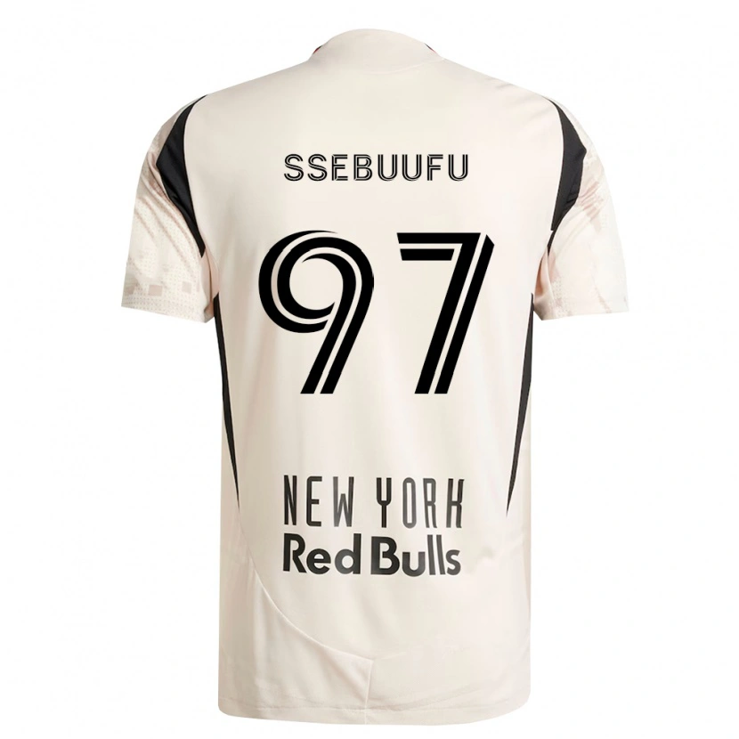 Danxen Criança Camisola Frank Ssebuufu #97 Branco Off-Red Preto Alternativa 2026/27 Camisa Brasil