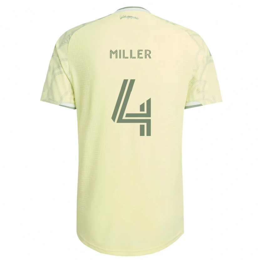 Danxen Criança Camisola Kamal Miller #4 Bege Branco Alternativa 2026/27 Camisa Brasil