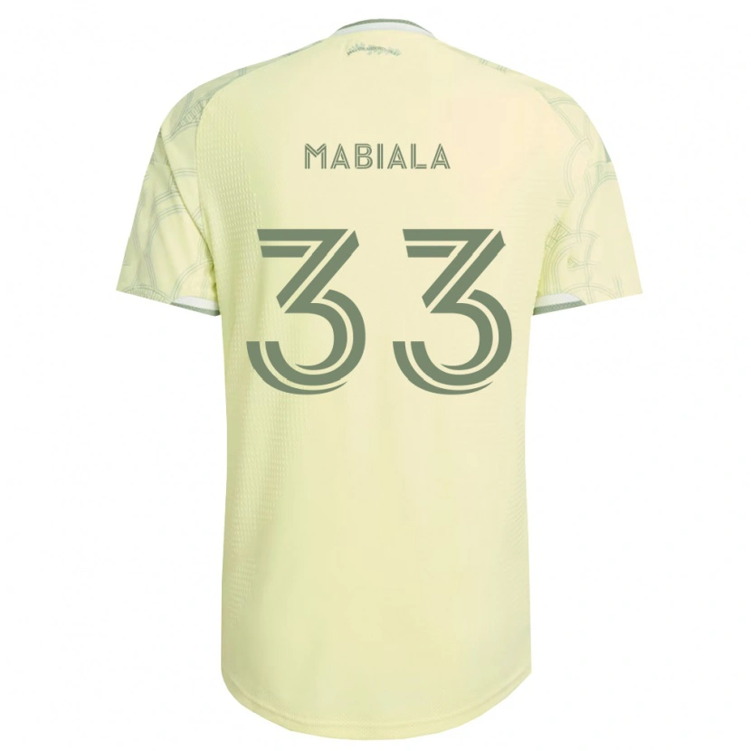 Danxen Criança Camisola Larrys Mabiala #33 Bege Branco Alternativa 2026/27 Camisa Brasil