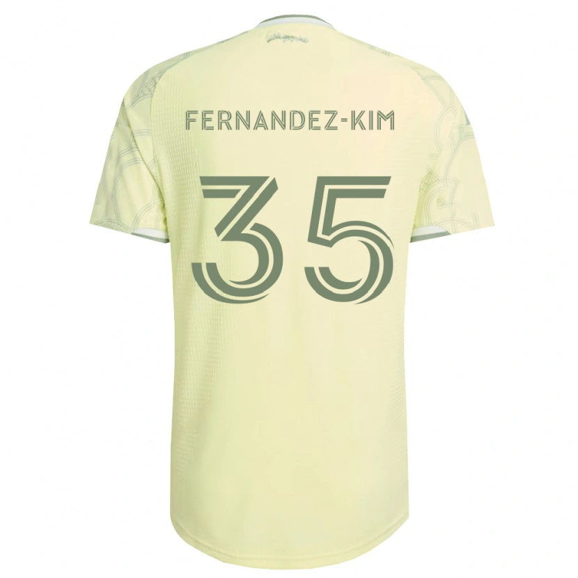 Danxen Criança Camisola Lucas Fernandez-Kim #35 Bege Branco Alternativa 2026/27 Camisa Brasil