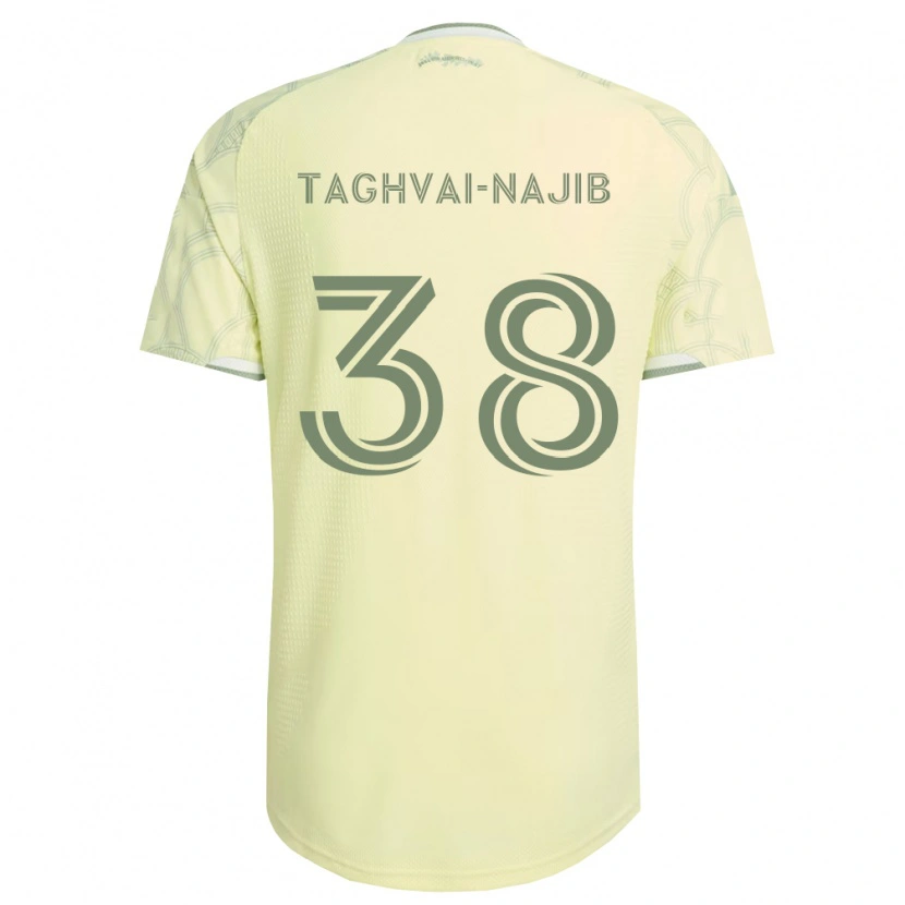 Danxen Criança Camisola Braxton Taghvai-Najib #38 Bege Branco Alternativa 2026/27 Camisa Brasil
