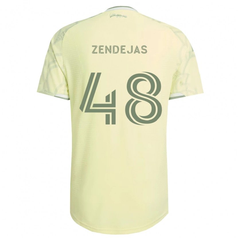 Danxen Criança Camisola Noah Zendejas #48 Bege Branco Alternativa 2026/27 Camisa Brasil