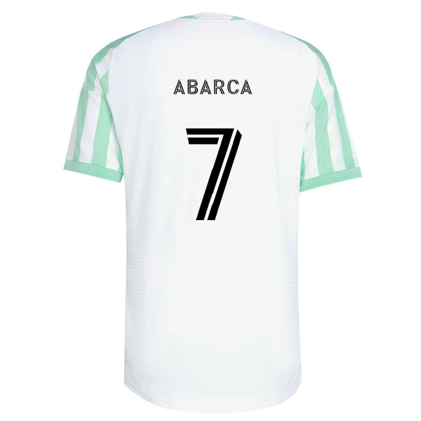 Danxen Criança Camisola Diego Abarca #7 Verde Claro Branco Preto Alternativa 2026/27 Camisa Brasil