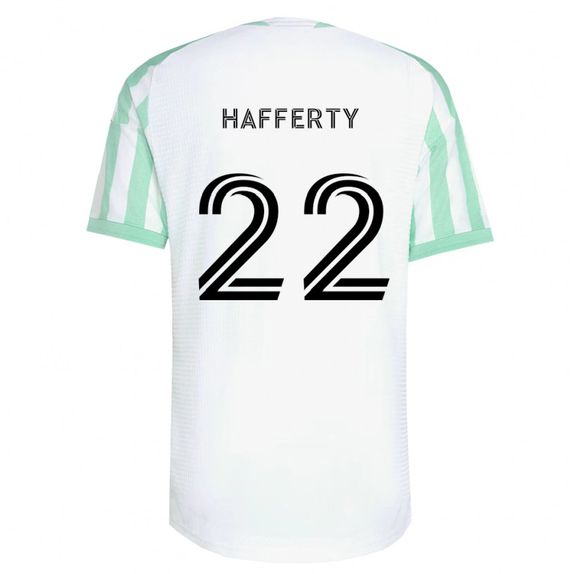 Danxen Criança Camisola Joe Hafferty #22 Verde Claro Branco Preto Alternativa 2026/27 Camisa Brasil