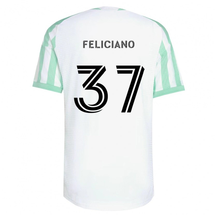 Danxen Criança Camisola Erick Feliciano #37 Verde Claro Branco Preto Alternativa 2026/27 Camisa Brasil