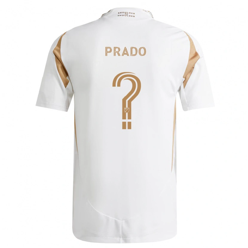 Danxen Criança Camisola Abraham Prado #0 Branco Marrom Alternativa 2026/27 Camisa Brasil
