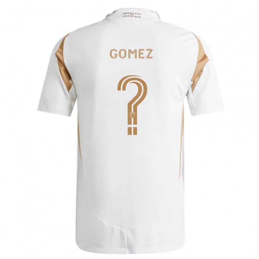 Danxen Criança Camisola Azyk Gomez #0 Branco Marrom Alternativa 2026/27 Camisa Brasil
