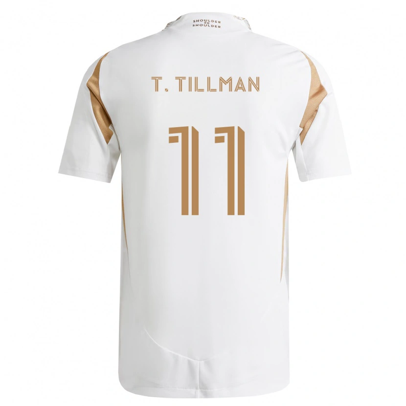 Danxen Criança Camisola Timothy Tillman #11 Branco Marrom Alternativa 2026/27 Camisa Brasil