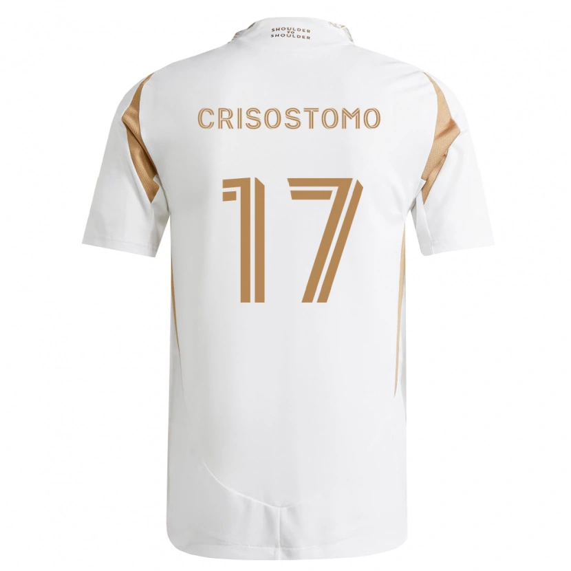 Danxen Criança Camisola Danny Crisostomo #17 Branco Marrom Alternativa 2026/27 Camisa Brasil