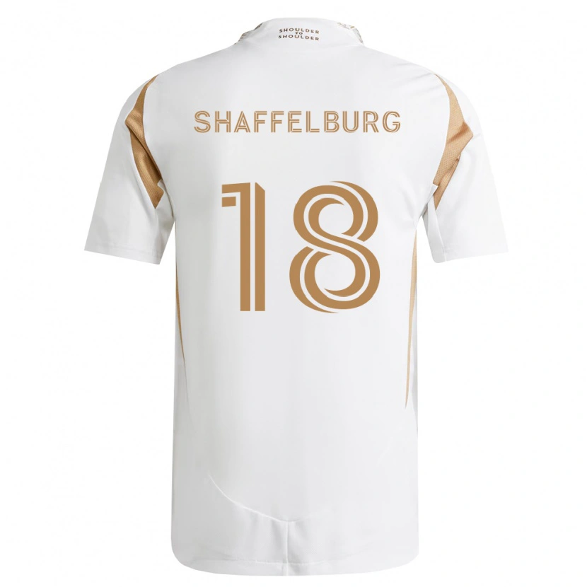Danxen Criança Camisola Jacob Shaffelburg #18 Branco Marrom Alternativa 2026/27 Camisa Brasil