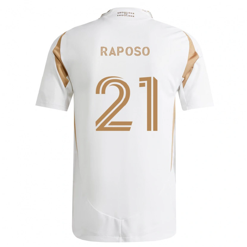 Danxen Criança Camisola Ryan Raposo #21 Branco Marrom Alternativa 2026/27 Camisa Brasil