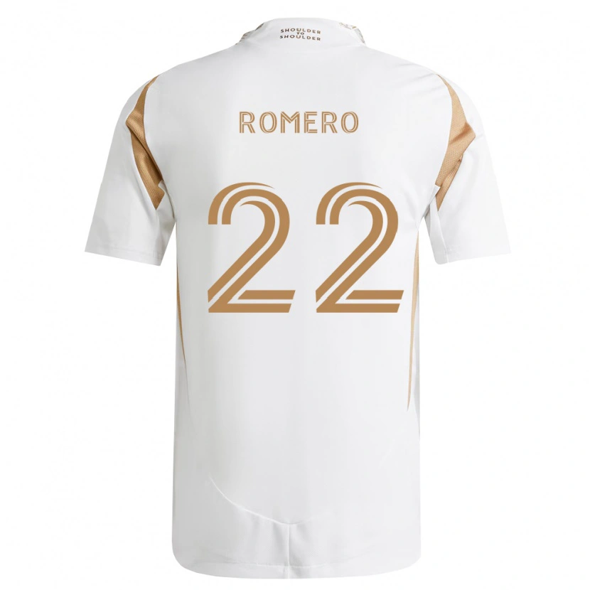 Danxen Criança Camisola Abraham Romero #22 Branco Marrom Alternativa 2026/27 Camisa Brasil