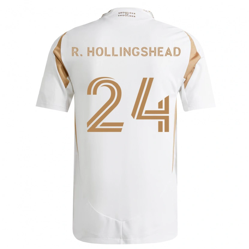 Danxen Criança Camisola Ryan Hollingshead #24 Branco Marrom Alternativa 2026/27 Camisa Brasil