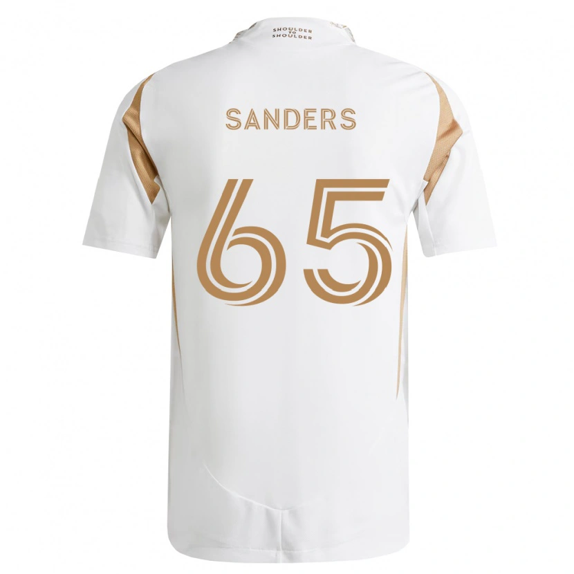 Danxen Criança Camisola Adrian Sanders #65 Branco Marrom Alternativa 2026/27 Camisa Brasil