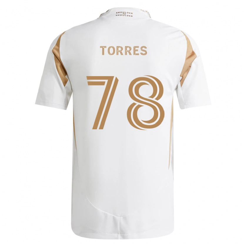 Danxen Criança Camisola Lisandro Torres #78 Branco Marrom Alternativa 2026/27 Camisa Brasil