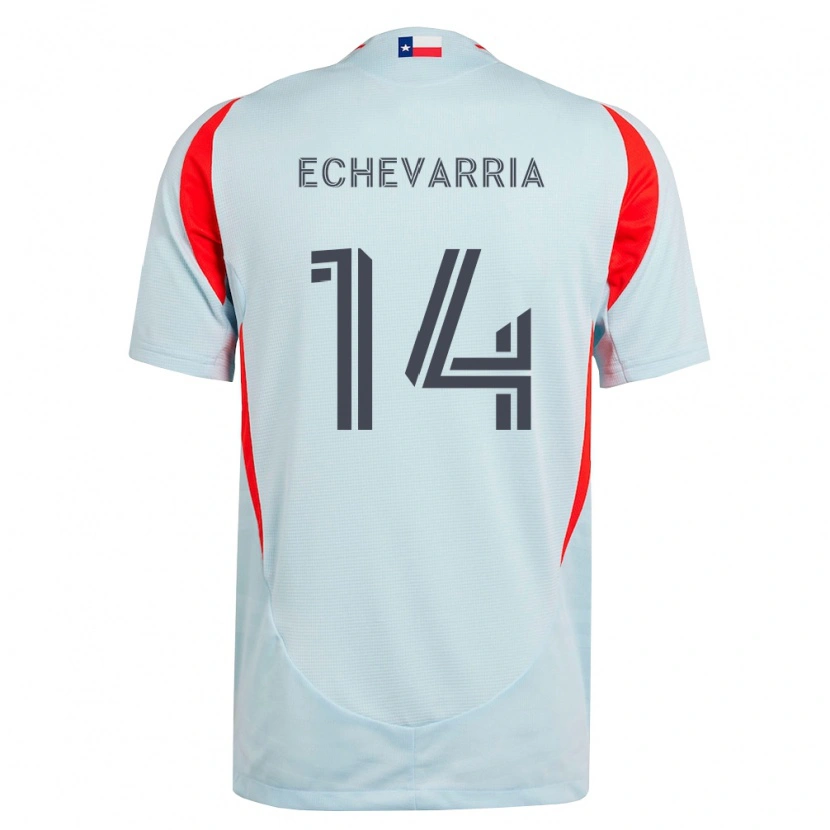 Danxen Criança Camisola Diego Echevarria #14 Cinza Escuro Branco Vermelho Alternativa 2026/27 Camisa Brasil