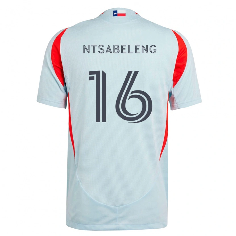 Danxen Criança Camisola Tsiki Ntsabeleng #16 Cinza Escuro Branco Vermelho Alternativa 2026/27 Camisa Brasil