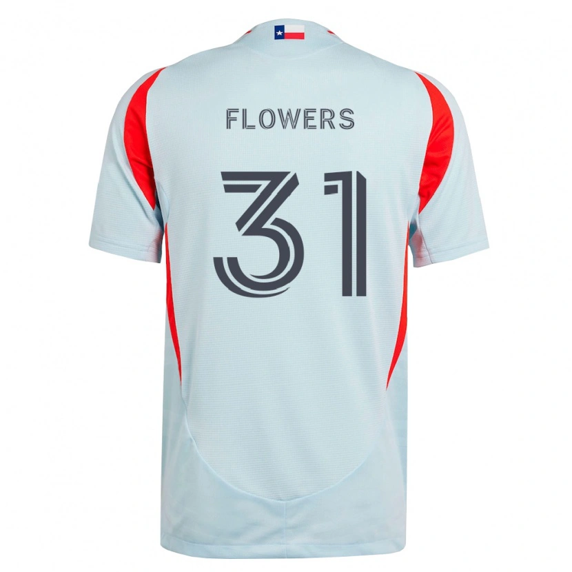 Danxen Criança Camisola Benji Flowers #31 Cinza Escuro Branco Vermelho Alternativa 2026/27 Camisa Brasil