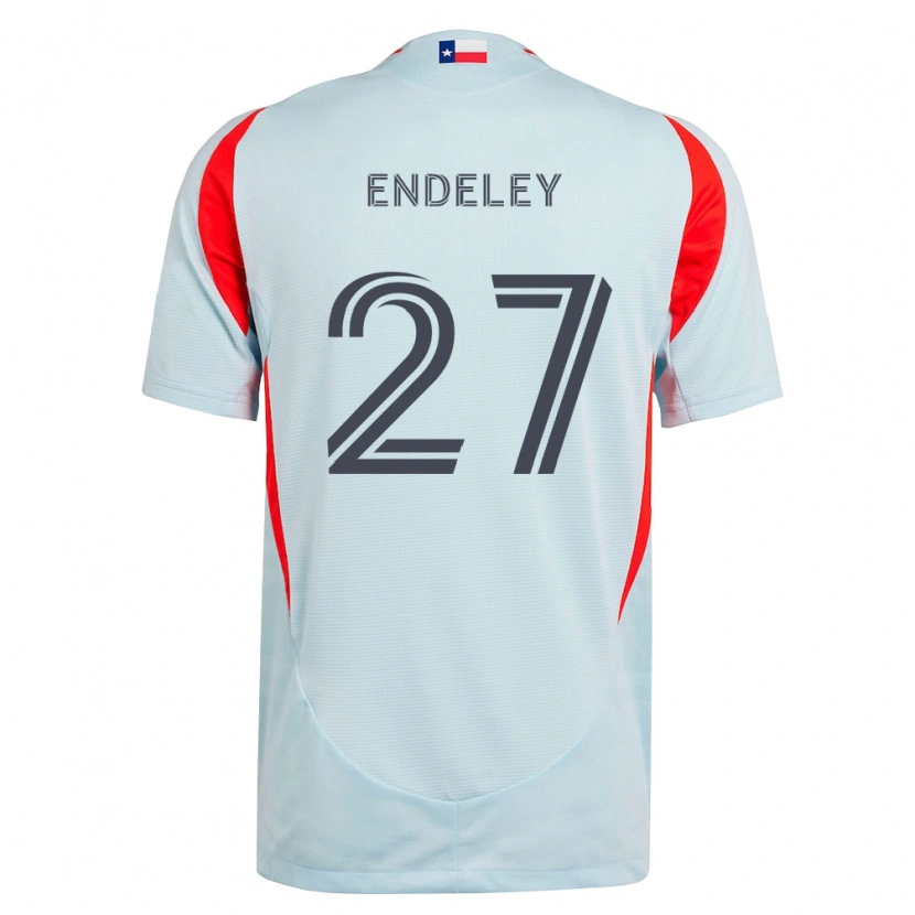 Danxen Criança Camisola Herbert Endeley #27 Cinza Escuro Branco Vermelho Alternativa 2026/27 Camisa Brasil