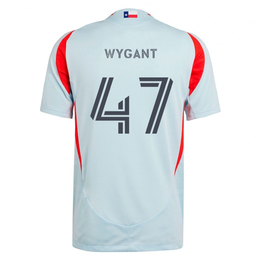 Danxen Criança Camisola Christian Wygant #47 Cinza Escuro Branco Vermelho Alternativa 2026/27 Camisa Brasil