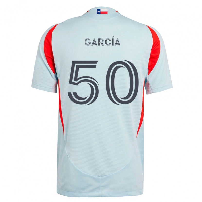 Danxen Criança Camisola Diego García #50 Cinza Escuro Branco Vermelho Alternativa 2026/27 Camisa Brasil